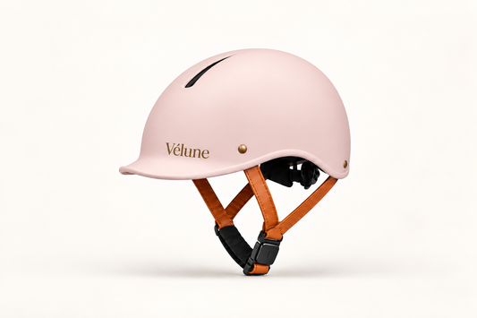 Vélune Soft Blush — Stijlvolle fietshelm voor dames