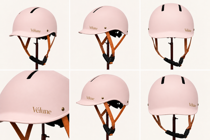 Vélune Soft Blush — Stijlvolle fietshelm voor dames