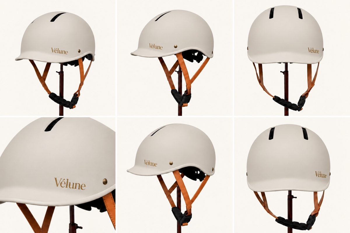Vélune Sand — Stijlvolle fietshelm voor dames