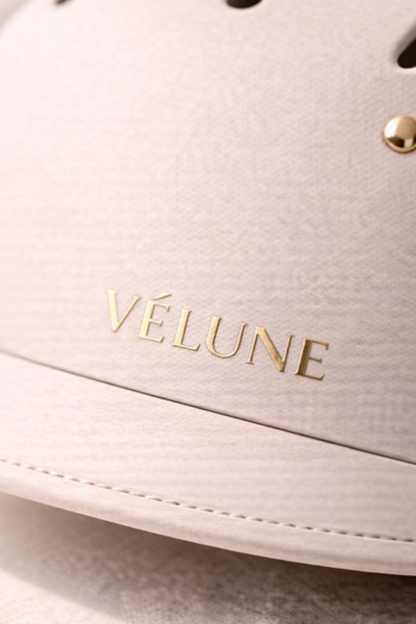 Logo Vélune Helmets kleur Sand